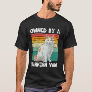 Camiseta DUEÑO DE GATO PROPIEDAD DE UN GATO VAN TURCO Diver