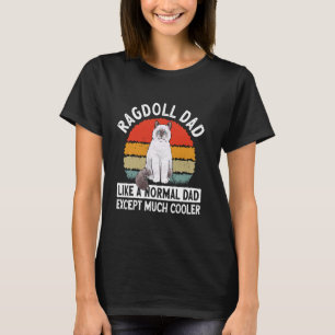 Camiseta Dueño de gato Ragdoll Papá Ragdoll