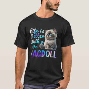 Camiseta Dueño de gato Ragdoll para mamá Ragdoll papá Ragdo