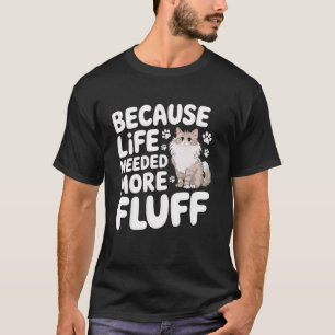 Camiseta Dueño de gato siberiano acaricia siberiano