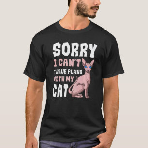 Camiseta Dueño de gato Sphynx criador mascota sin pelo anim
