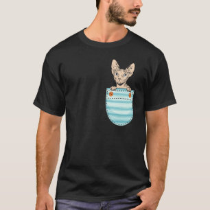 Camiseta Dueño de gato Sphynx lindo Amante felino Gatito si
