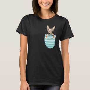 Camiseta Dueño de gato Sphynx lindo amante felino gatito si