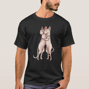 Camiseta Dueño de gato Sphynx sin pelo