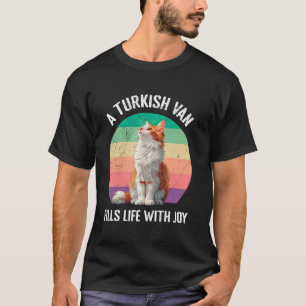 Camiseta Dueño de gato Un VAN TURCO LLENA LA VIDA DE ALEGRÍ