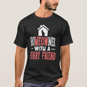 Camiseta Dueño de Gatos Con Un Amigo Peludo Gato Propietari