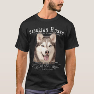 Camiseta Dueño de Husky Siberiano  Entrenador Humano