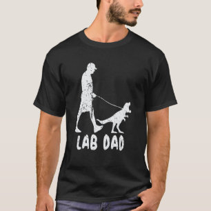 Camiseta Dueño de Lab Trex Dinosaurio Labrador Retriever