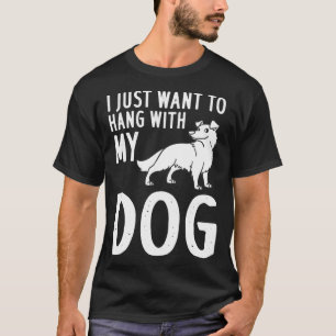 Camiseta Dueño de los cachorros del perro collie de borde