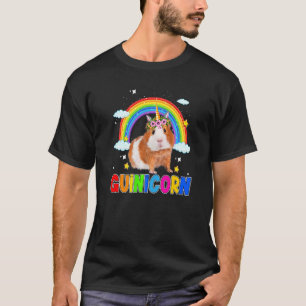 Camiseta Dueño de mascota Cute Guinicorn Cuyo Arcoíris Unic