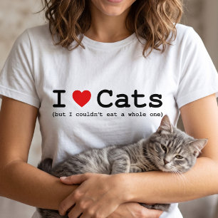 Camiseta Dueño de mascota felina con humor oscuro chiste