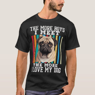 Camiseta Dueño de mascota perro pug Dueño de mascota pug Cu