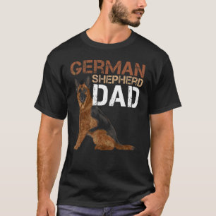 Camiseta Dueño de Pastor Alemán Papá Pastor Perro Alemán  P