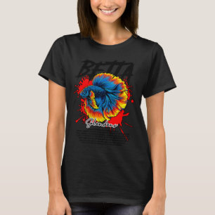 Camiseta Dueño de peces Betta ropa urbana moderna