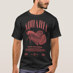 Camiseta Dueño de peces Betta ropa urbana moderna