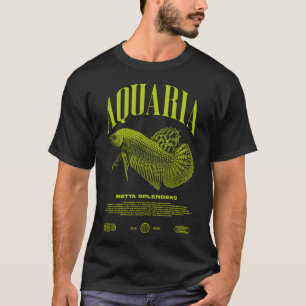 Camiseta Dueño de peces Betta ropa urbana moderna