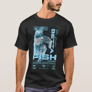 Camiseta Dueño de peces Betta ropa urbana moderna