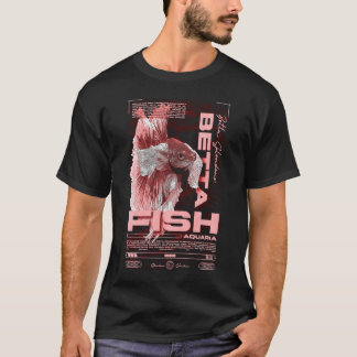 Camiseta Dueño de peces Betta ropa urbana moderna