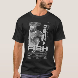 Camiseta Dueño de peces Betta ropa urbana moderna