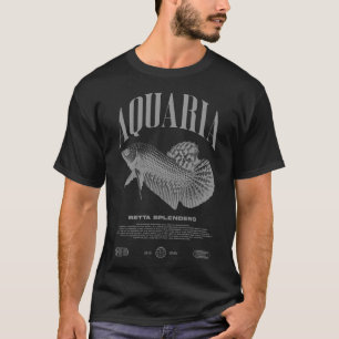 Camiseta Dueño de peces Betta ropa urbana moderna