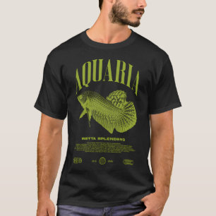 Camiseta Dueño de peces Betta ropa urbana moderna