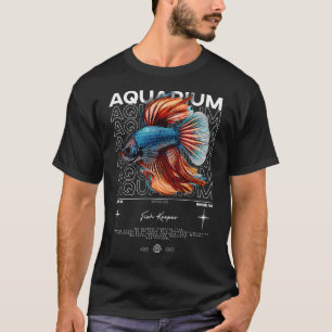 Camiseta Dueño de peces Betta ropa urbana moderna