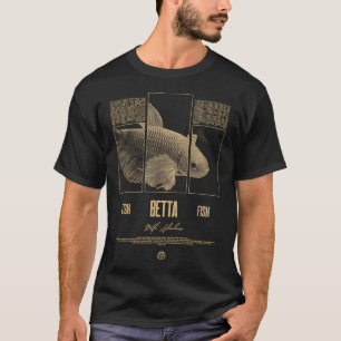 Camiseta Dueño de peces Betta ropa urbana moderna