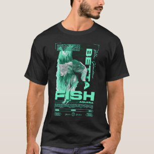 Camiseta Dueño de peces Betta ropa urbana moderna
