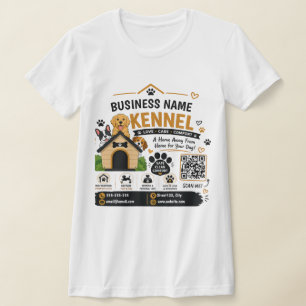Camiseta Dueño de perrera personalizada Negocio de alojam