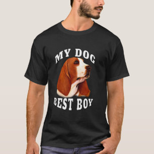 Camiseta Dueño de perro Basset Hound Diseño Mi Perro Mejor 