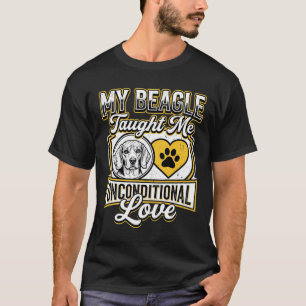Camiseta Dueño de perro Beagle amor incondicional