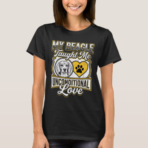 Camiseta Dueño de perro Beagle amor incondicional