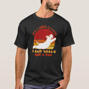 Camiseta Dueño de perro Bull Terrier Yoga Perro