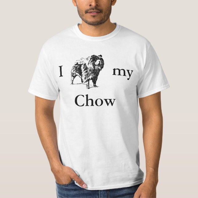 Camiseta Dueño de perro Chow Chow ama la raza Orgullo (Anverso)