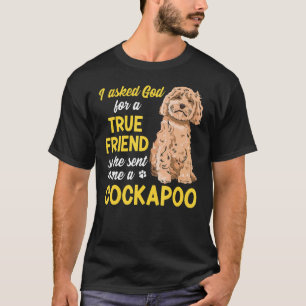 Camiseta Dueño De Perro Cockapoo Le Pedí A Dios Por Un Verd