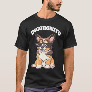 Camiseta Dueño de perro Corgi galés incógnito