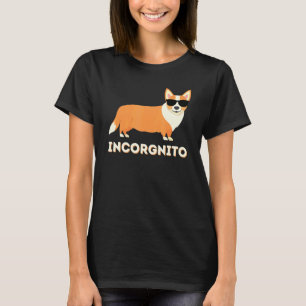 Camiseta Dueño de perro Corgi galés incógnito