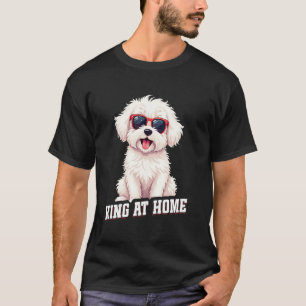 Camiseta Dueño de perro Coton De Tulear Rey Amante de cacho