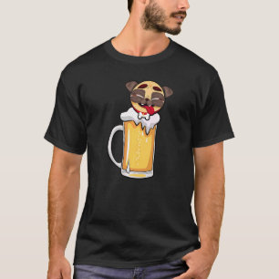 Camiseta Dueño de perro de cerveza Pug Beer Pitcher Beber G