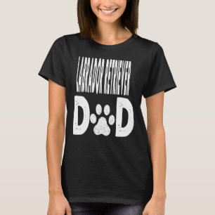 Camiseta Dueño de perro de papá, recuperador de Labrador