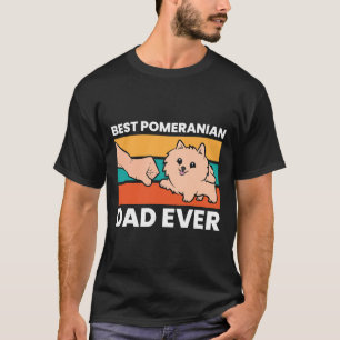 Camiseta Dueño de perro de Pomerania mejor padre de Pomeran