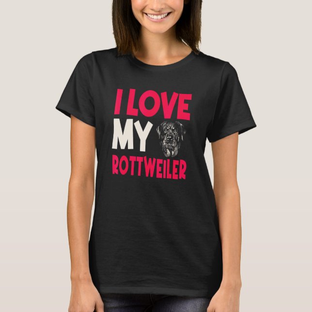 Camiseta Dueño de perro de Rottweiler: criadores de cuatro  (Anverso)