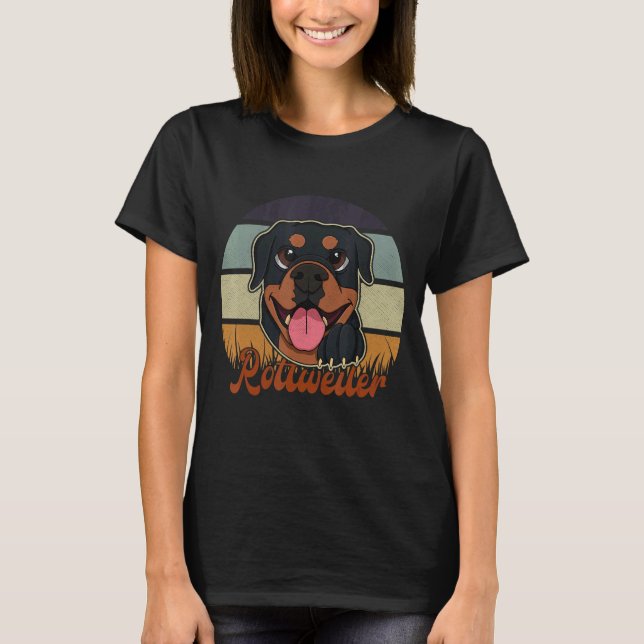 Camiseta Dueño de perro de Rottweiler dice 23 (Anverso)