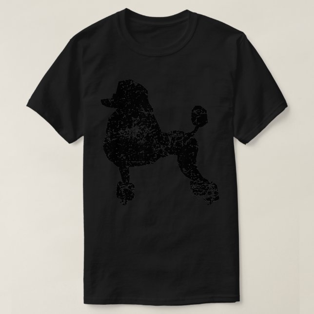 Camiseta Dueño de perro de silueta de canapé con problemas (Diseño del anverso)