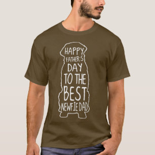 Camiseta Dueño de perro de Terranova feliz día del padre