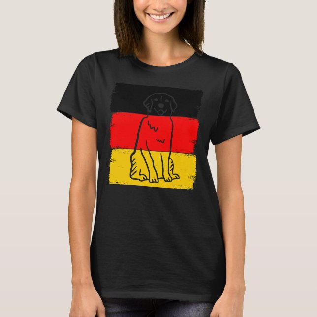 Camiseta Dueño de perro del labrador de Alemania perros pap (Anverso)