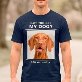 Camiseta Dueño de Perro Divertido Foto de Mascota Personali