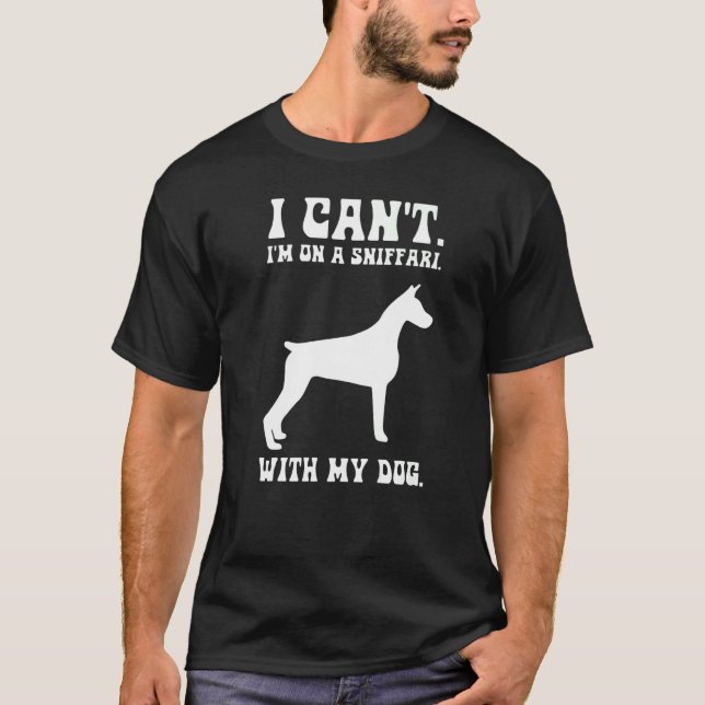 Camiseta Dueño De Perro Doberman Para Perro Mascota (Anverso)