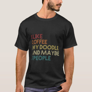 Camiseta Dueño de perro Goldendoodle Café Amantes de regalo