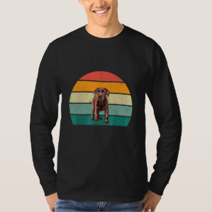 Camiseta Dueño de perro labrador retriever labrador vintage